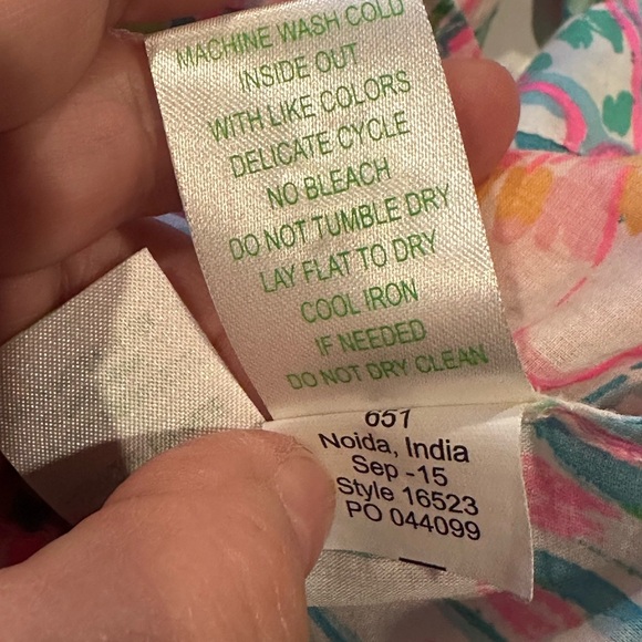 EUC Lilly Pulitzer Amelia Island Tunic Oh Shello Size XXS - Picture 7 of 7